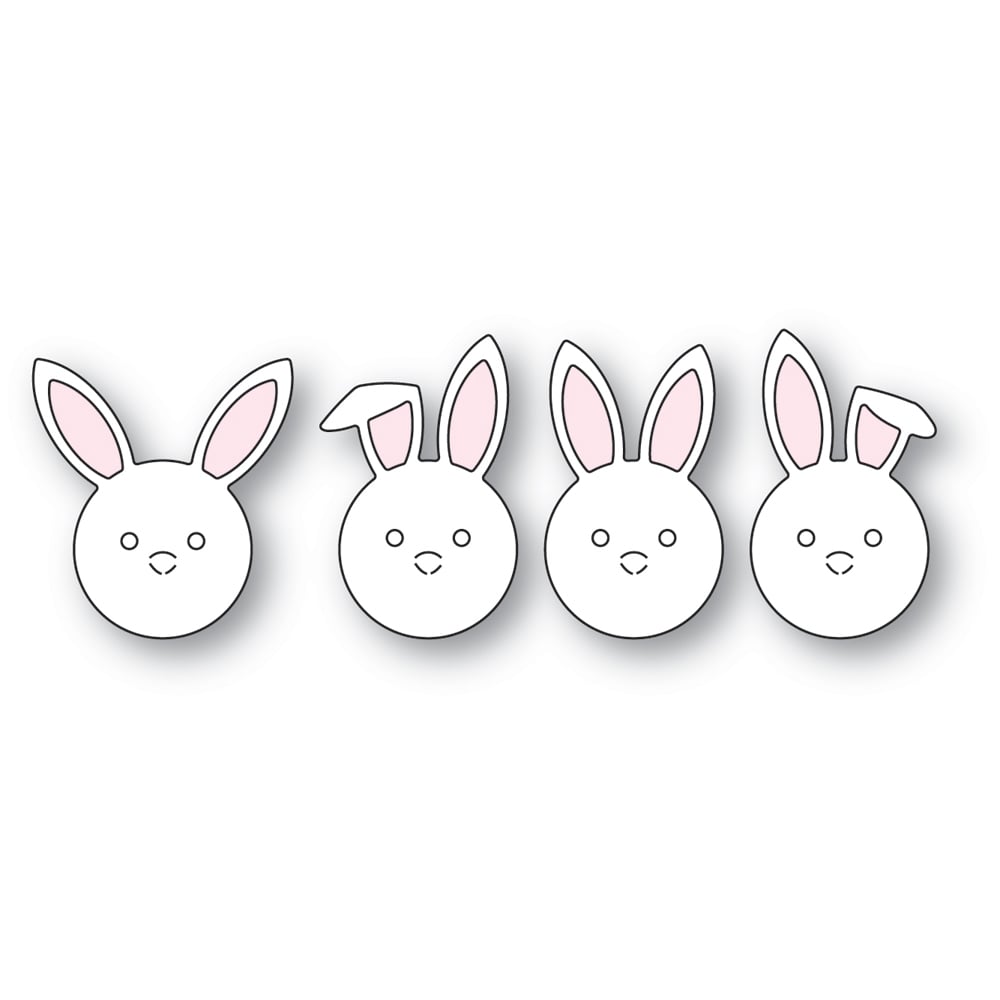 Poppystamps - Dies - Bunny Faces