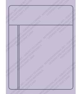 Closeout - Cuttlebug - A2 Embossing Folder -  Journaling Card