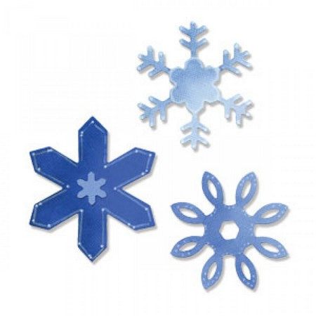 Sizzix Sizzlits Die Set 3PK - Snowflakes Set #3