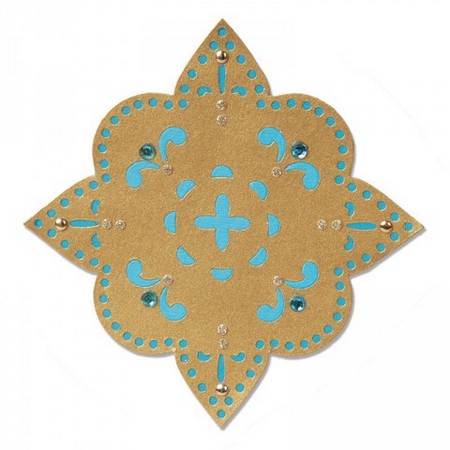Sizzix Sizzlits Die - Flower, Moroccan Star