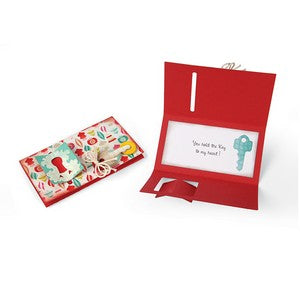 Sizzix Thinlits Die Set 5PK - Card w/Folding Closure & Keys