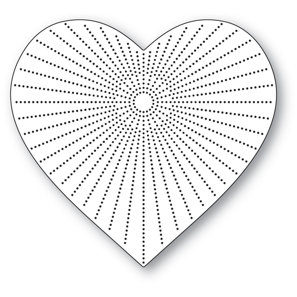 Memory Box - Dies - Pinpoint Burst Heart