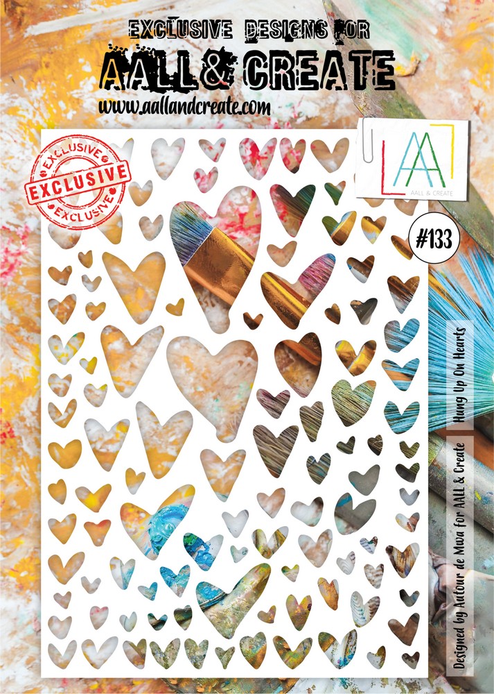 AALL & Create - Stencils -A4 - #133