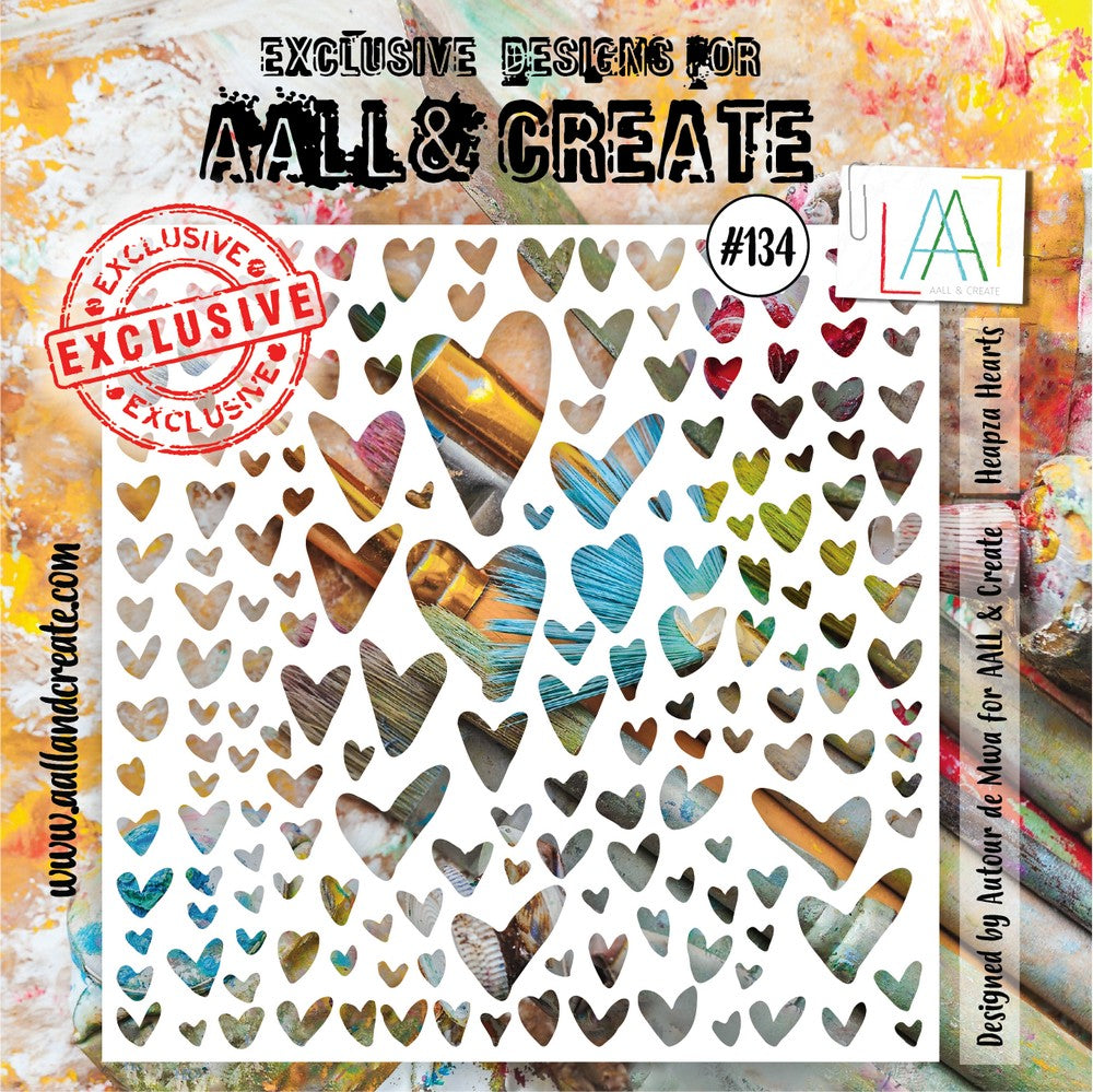 AALL & Create - Stencils - 6" x 6" - #134