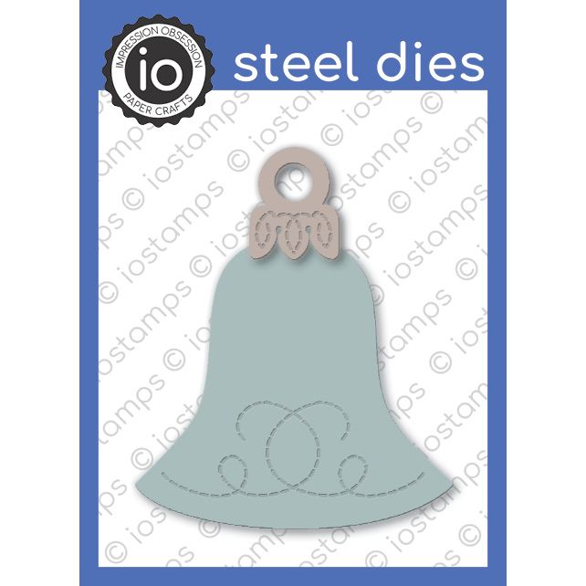 Impression Obsession - Dies - Large Bell Ornament