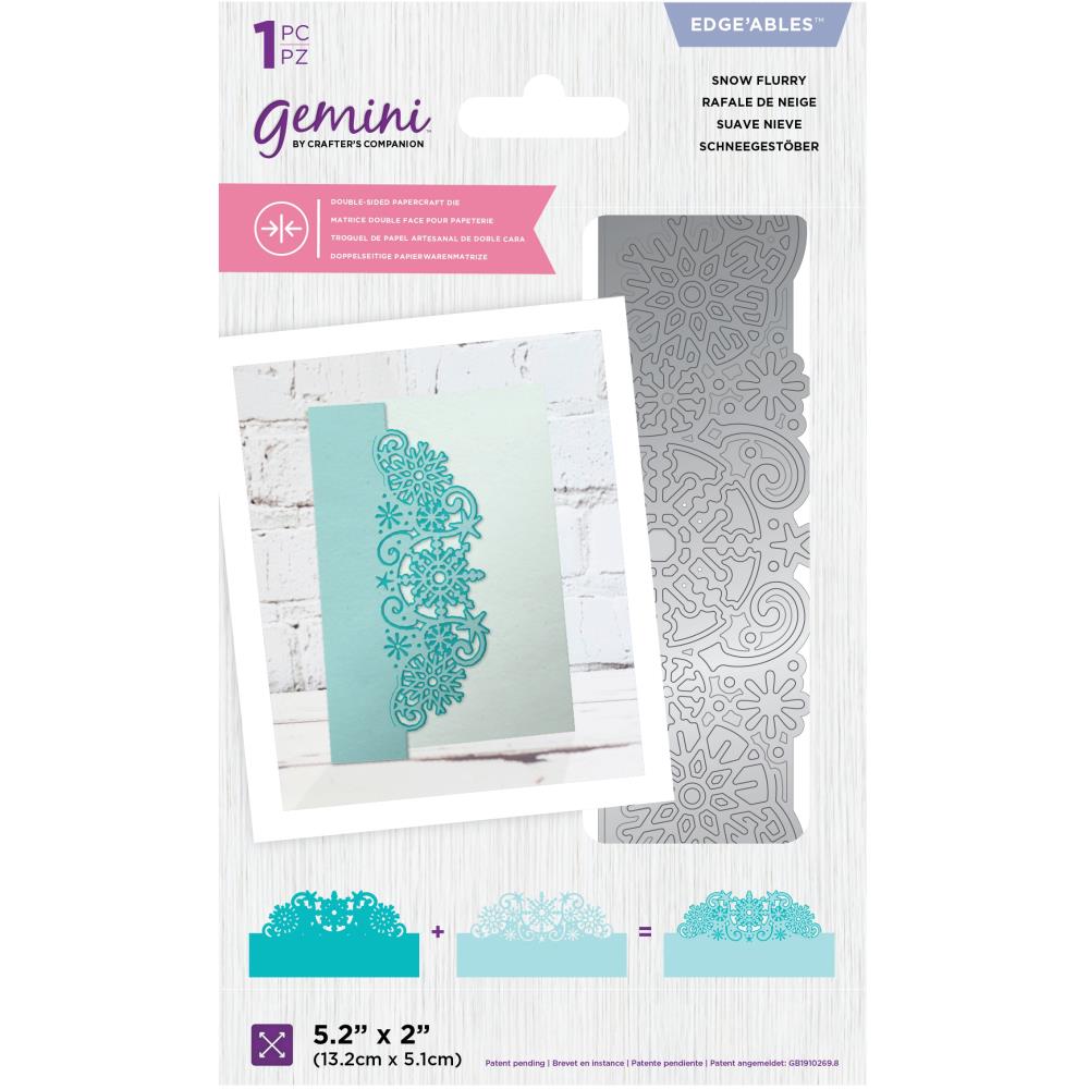 Gemini - Edgeable Double-Sided Dies - Snow Flurry