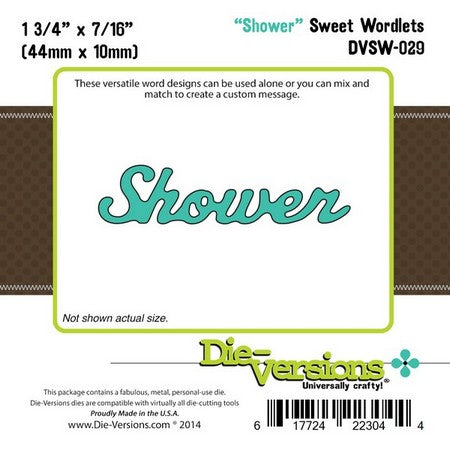 Die-Versions - Sweet Wordlets - Shower