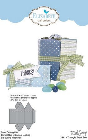 Elizabeth Craft Designs - Dies - Triangle Treat Box