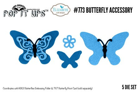 Elizabeth Craft Designs - Dies - Butterfly Accesory Die
