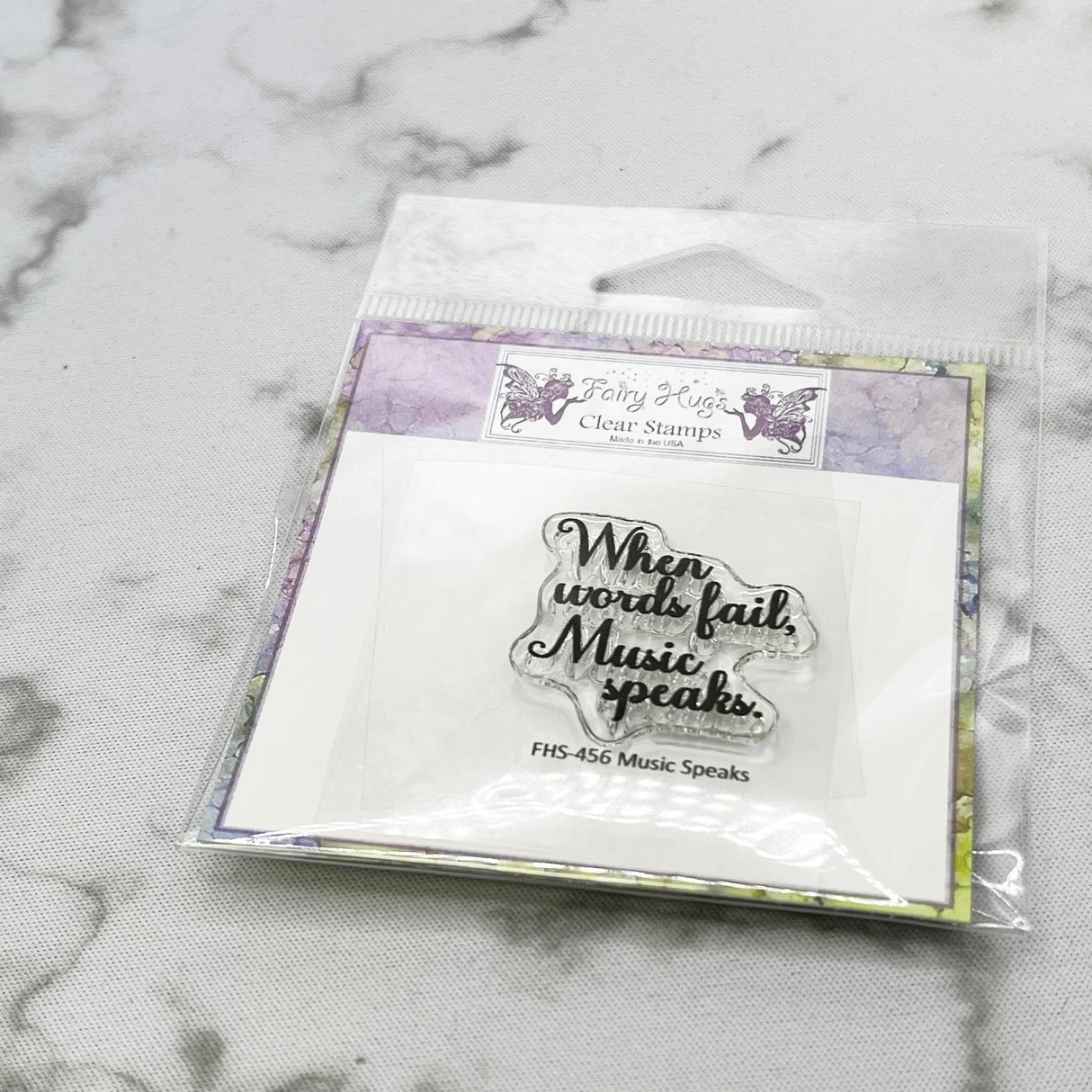 Fairy Hugs Stamps - Music Speaks