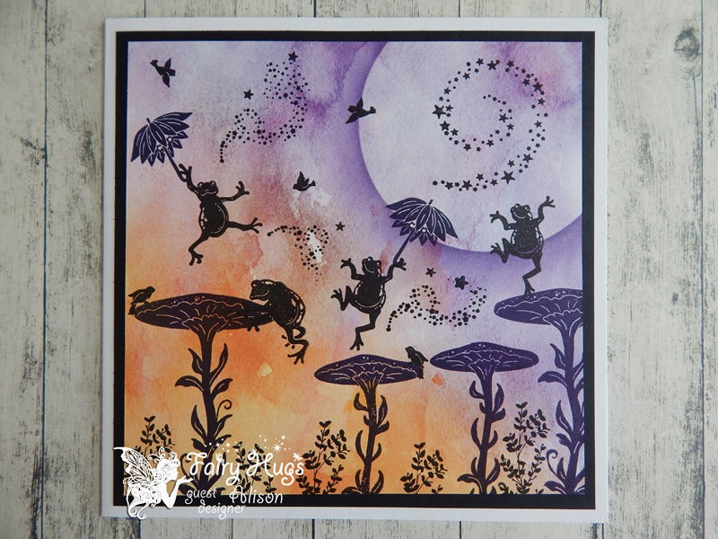 Fairy Hugs Stamps - Dancing Frogs
