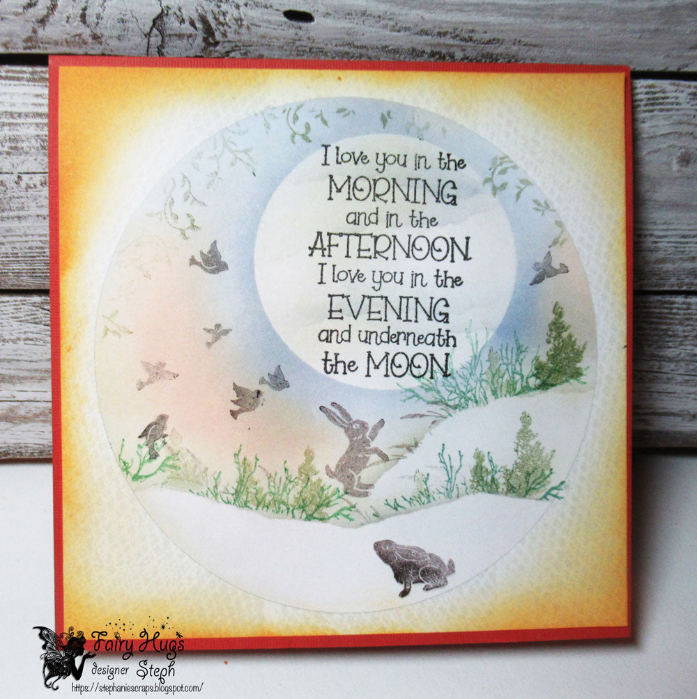 Fairy Hugs Stamps - Underneath The Moon
