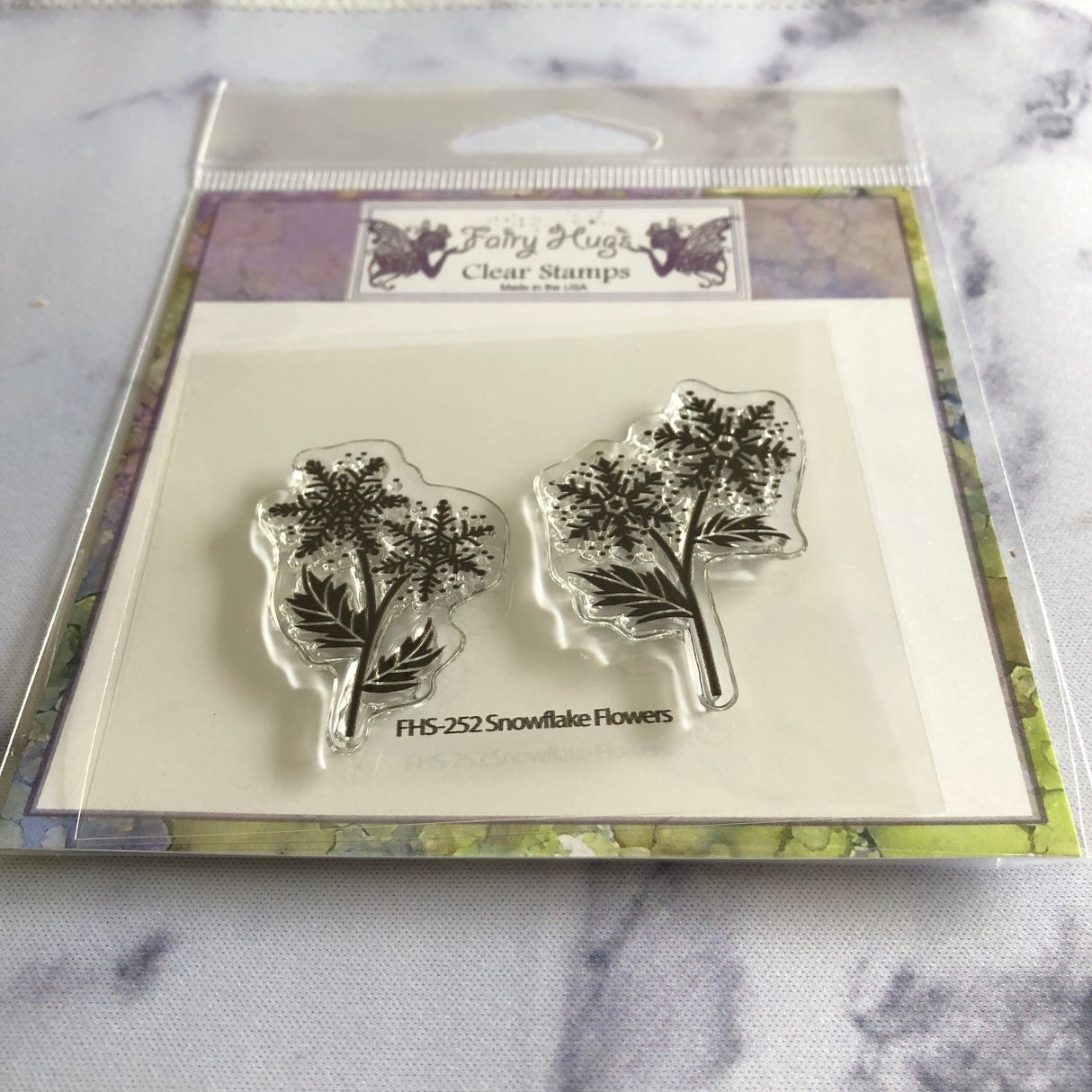 Fairy Hugs Stamps - Snowflake Flowers