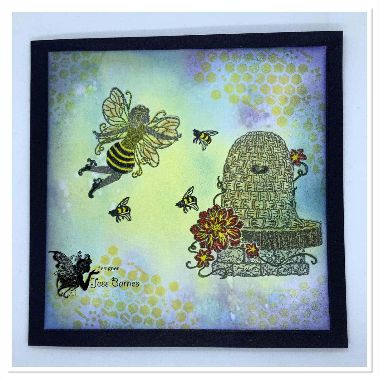Fairy Hugs Stamps - Floral Hive