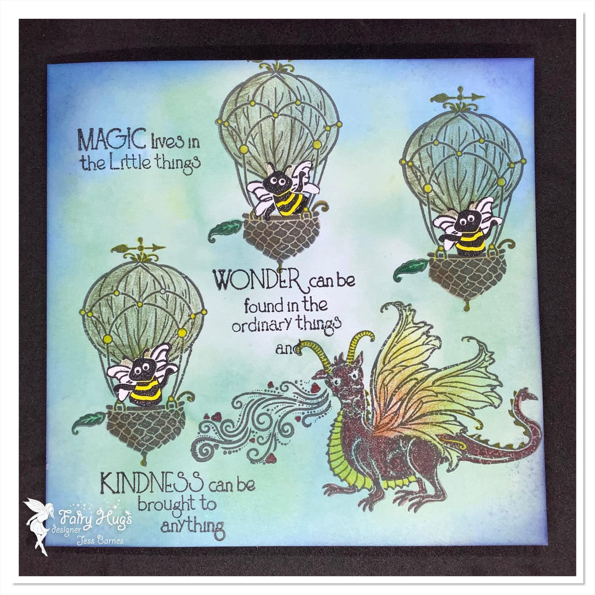 Fairy Hugs Stamps - Dancing Bees