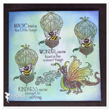 Fairy Hugs Stamps - Dancing Bees