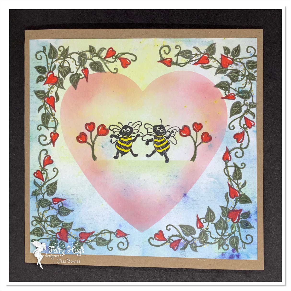 Fairy Hugs Stamps - Dancing Bees