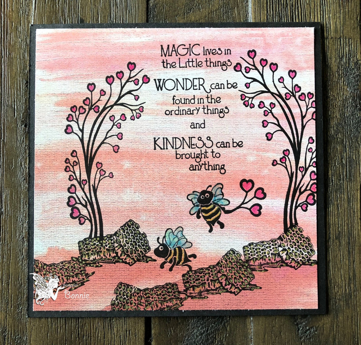 Fairy Hugs Stamps - Dancing Bees