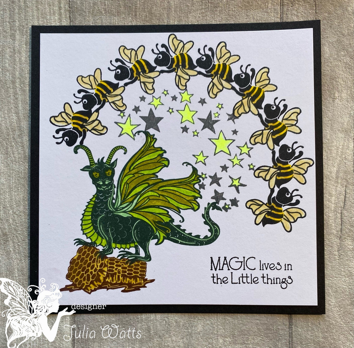 Fairy Hugs Stamps - Dancing Bees