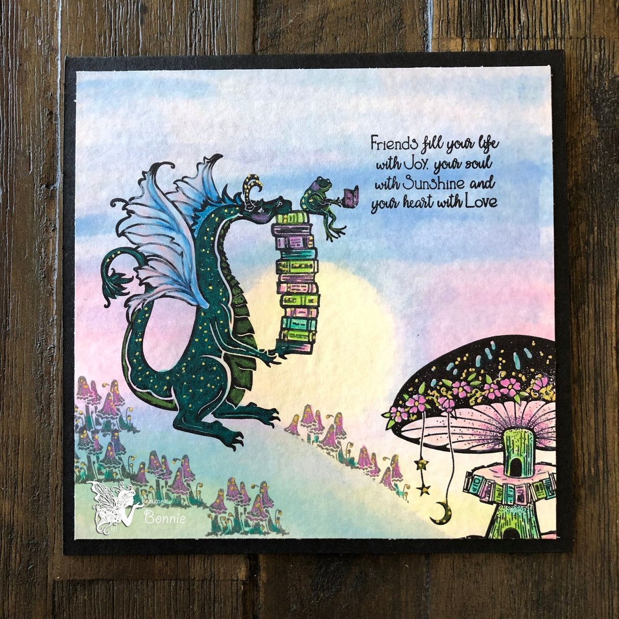 Fairy Hugs - Stamps - Reading Toads