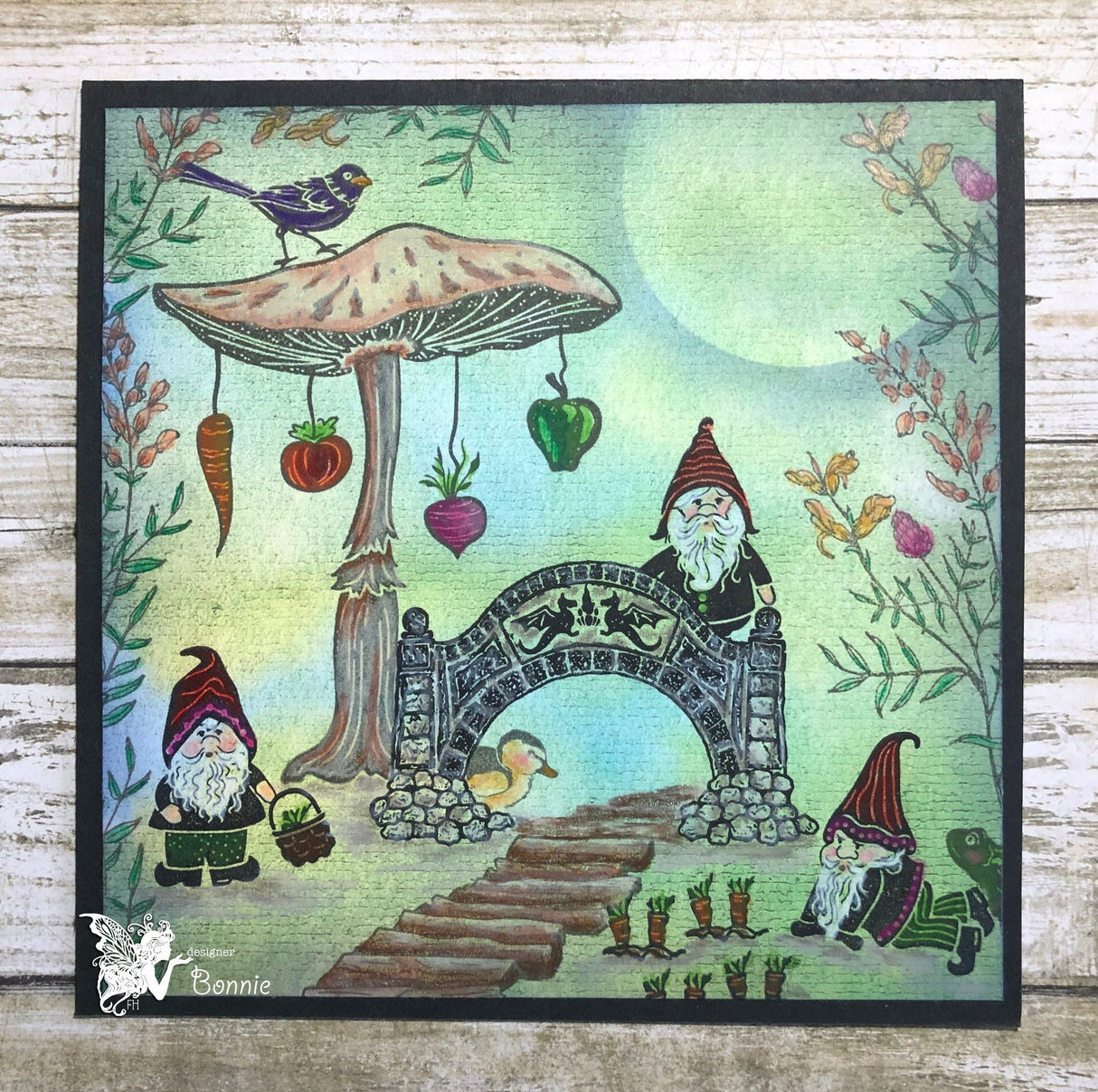 Fairy Hugs Stamps - Garden Gnomes
