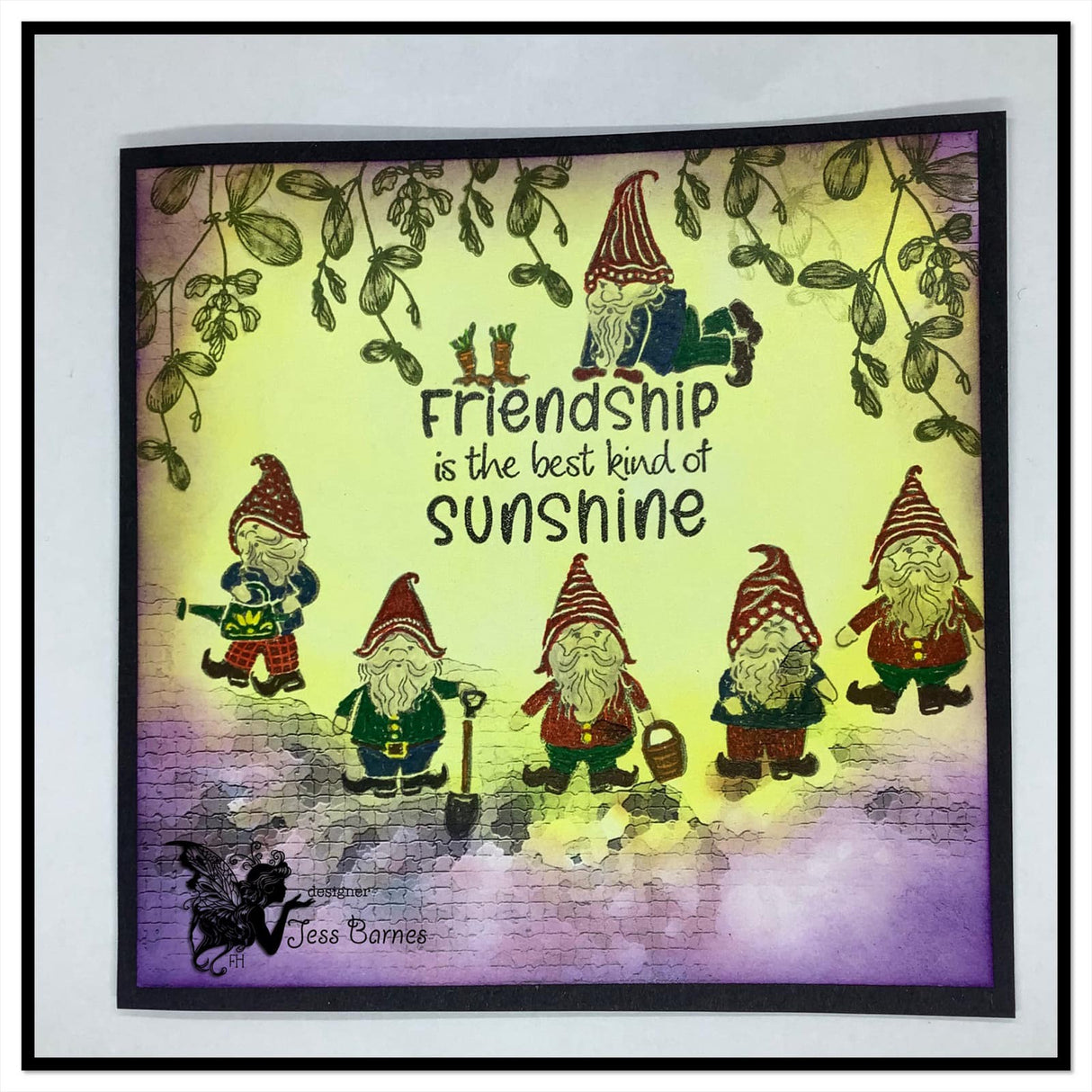 Fairy Hugs Stamps - Garden Gnomes