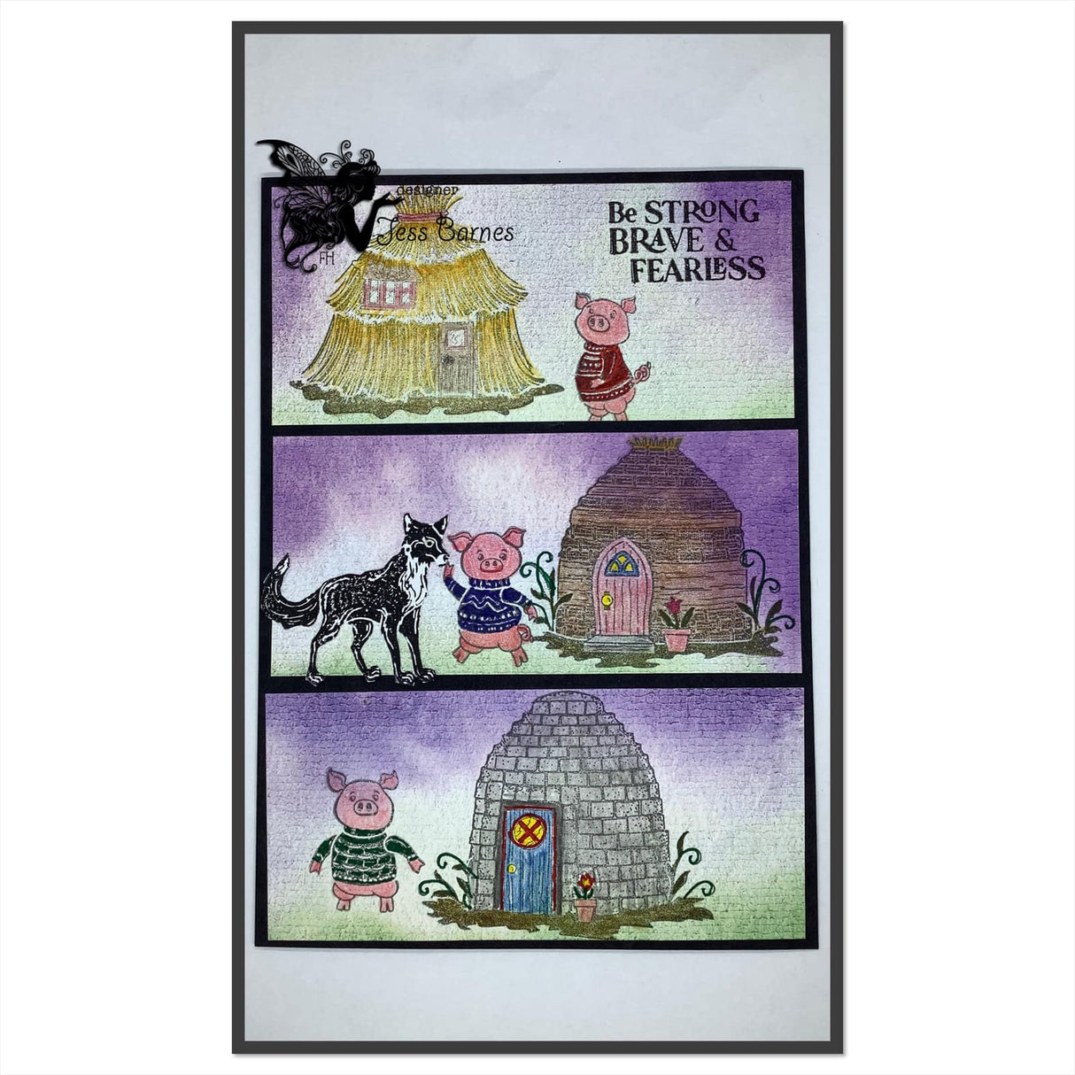 Fairy Hugs Stamps - Straw House