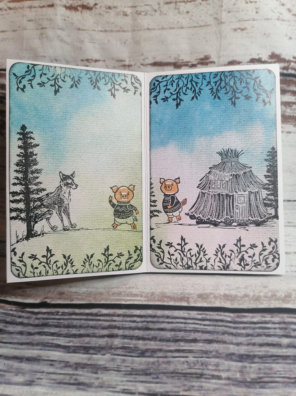 Fairy Hugs Stamps - Straw House