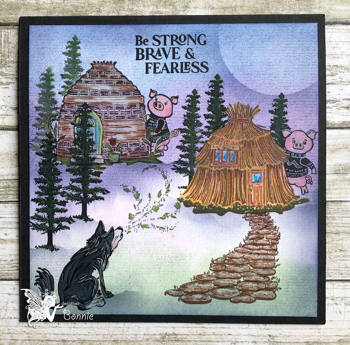 Fairy Hugs Stamps - Straw House