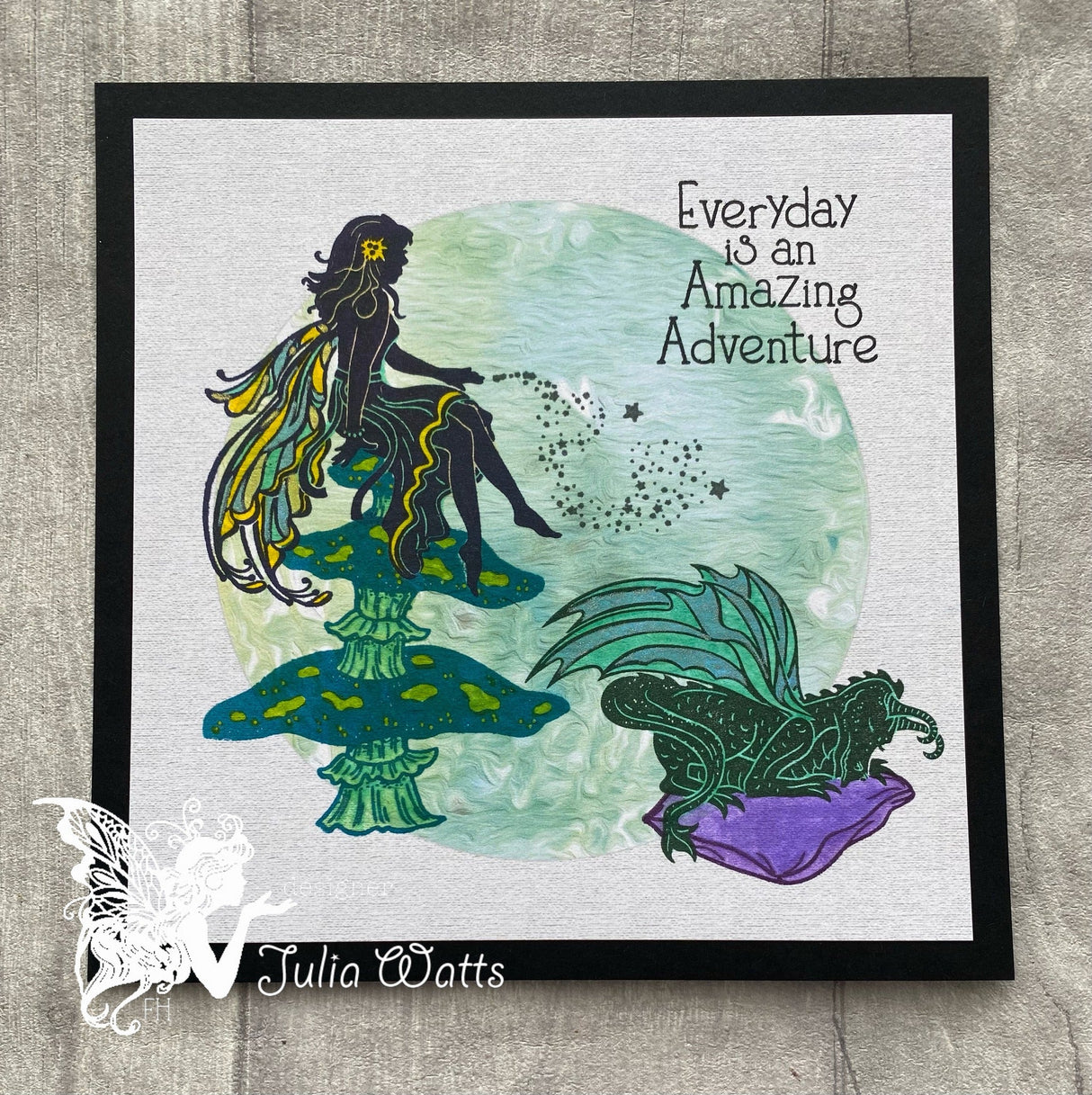 Fairy Hugs Stamps - Holiday Mushroom