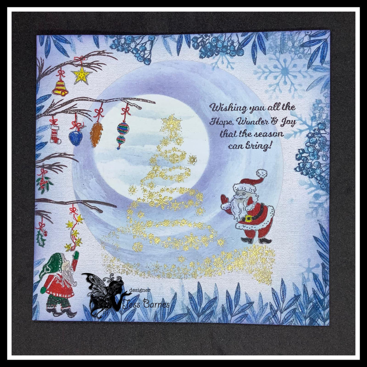 Fairy Hugs Stamps - Festive Branch