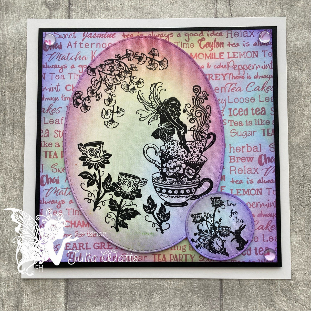 Fairy Hugs Stamps -  Time For Tea