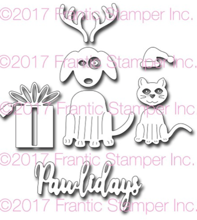 Frantic Stamper Precision Die - Christmas Pets