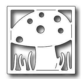 Frantic Stamper - Dies - Square Vignette Mushroom Insert