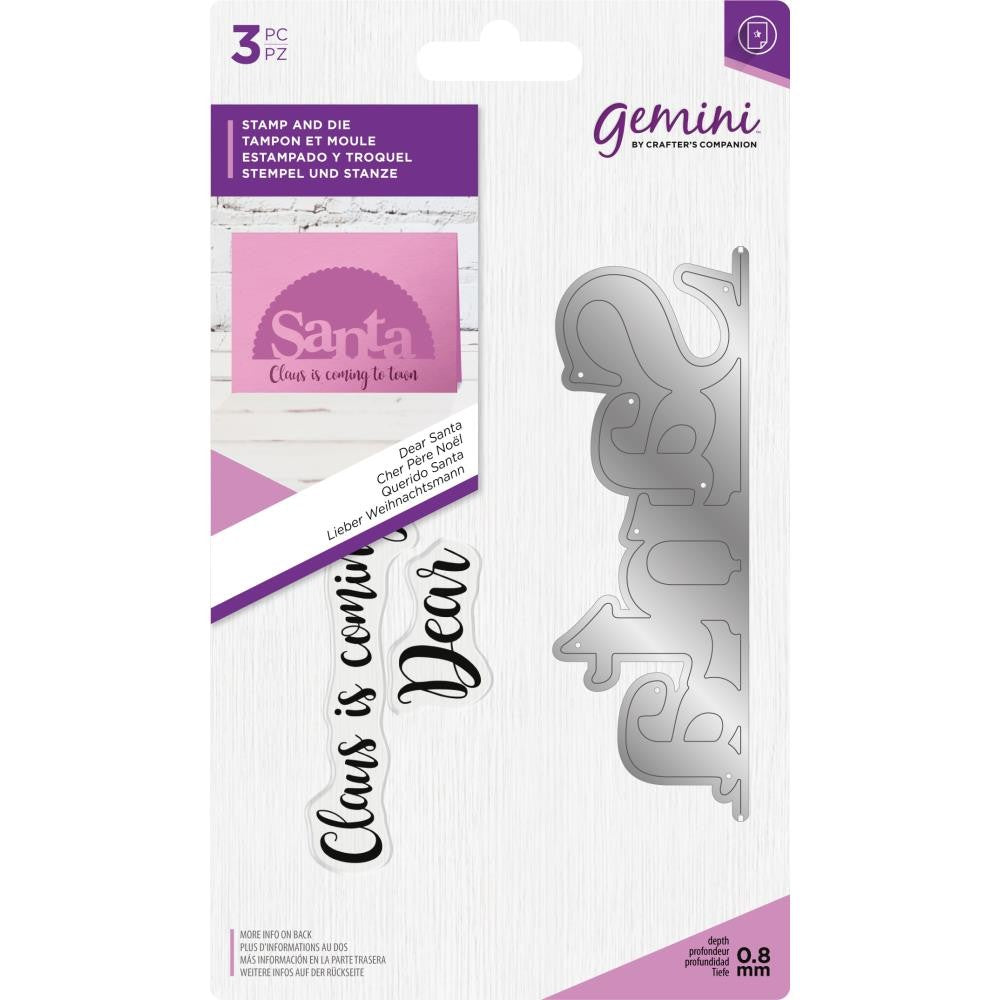 Gemini - Stamp & Die Set - Santa