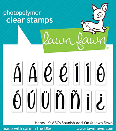 Lawn Fawn - Henry Jr. ABCs Spanish Add-On Stamps
