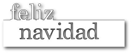 Memory Box - Dies - Feliz Navidad en Grande