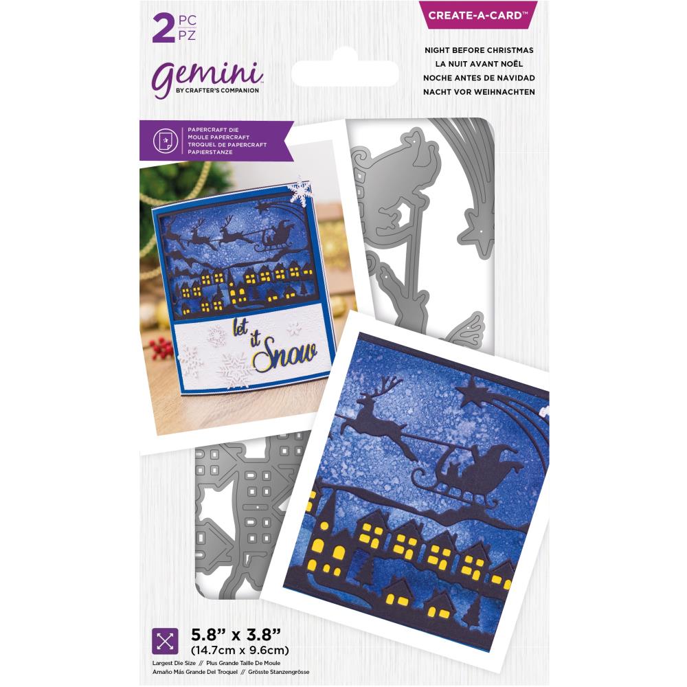 Gemini - Create-A-Card Dies - Night Before Christmas