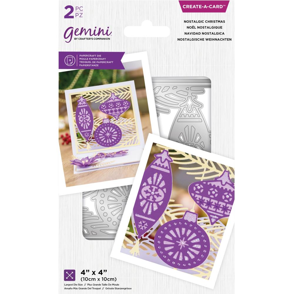 Gemini - Create-A-Card Dies - Nostalgic Christmas