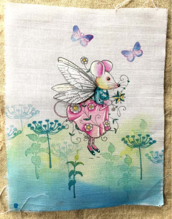 Pink Ink Designs A6 Clear Stamp Set - Fairy Mouse