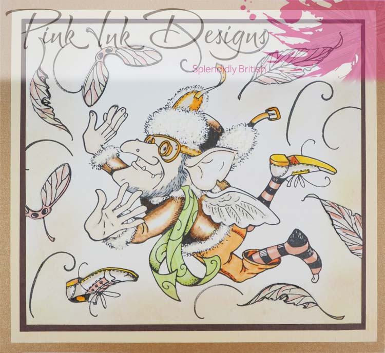 Pink Ink Designs A5 Clear Stamp Set - Merryfall Hobgoblin 2