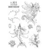 Pink Ink Designs A5 Clear Stamp Set - Sea Nymph