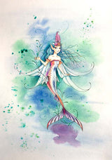 Pink Ink Designs A5 Clear Stamp Set - Sea Nymph