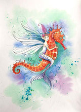 Pink Ink Designs A5 Clear Stamp Set - Sea Nymph