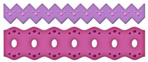 Closeout - Spellbinders Ric Rac Diamond Border Petite