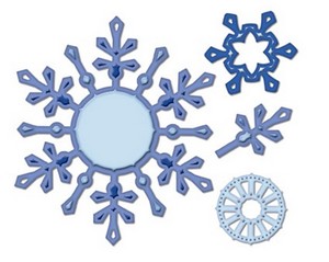 Closeout - Spellbinders Snowflake Pendants