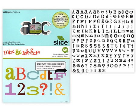 Making Memories - Slice Cartridge Design Card - Mix & Mingle