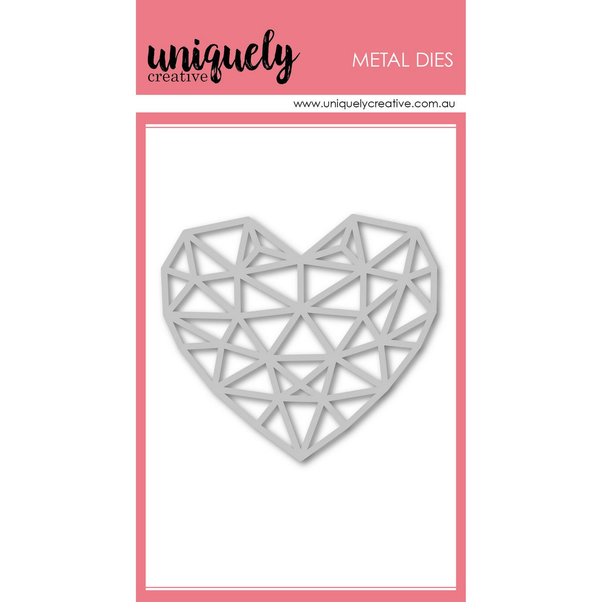 Uniquely Creative - Dies - Geo Heart